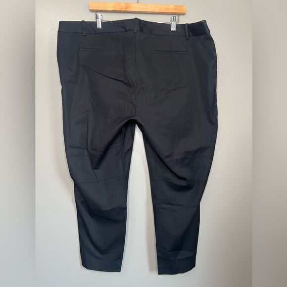 J. Crew mercantile black ankle pants size 22 business office casual preppy - Picture 2 of 5